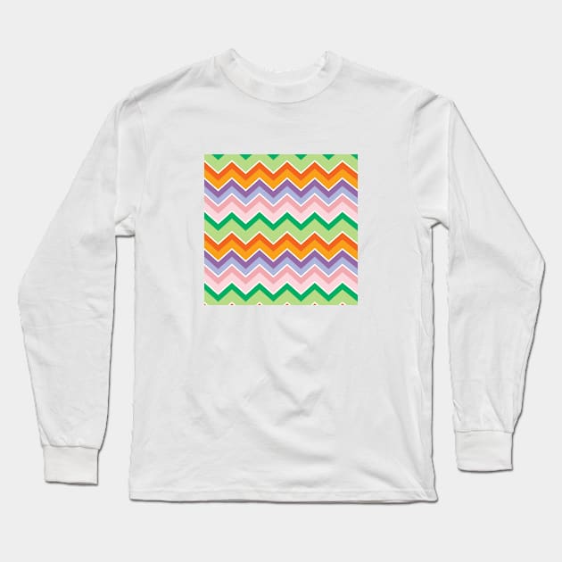 Rainbow Stripes Long Sleeve T-Shirt by StripePatterns